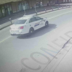 the fake RCMP car caught on a store's camera