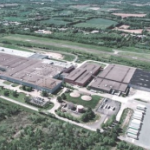Aerial view of the Waterville Michelin plant